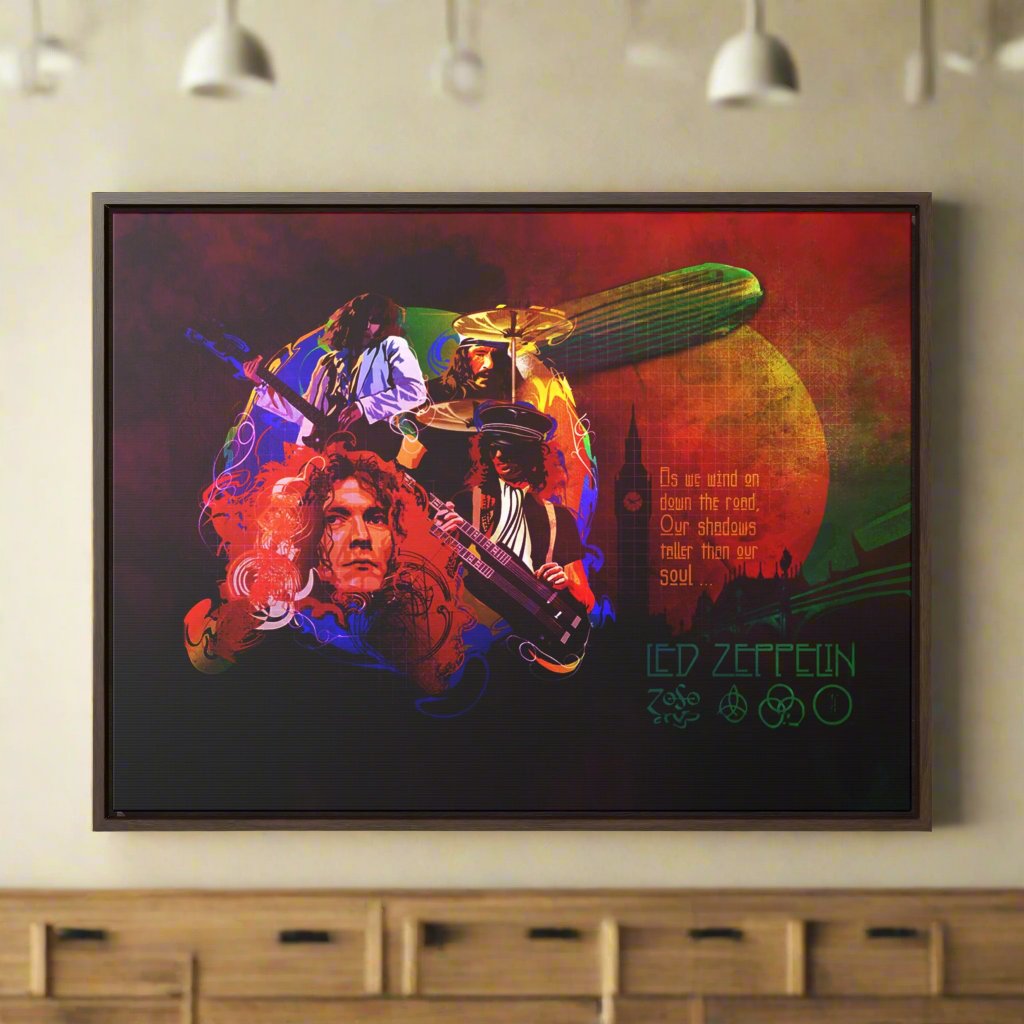 Led Zeppelin Band, Music Wall Art