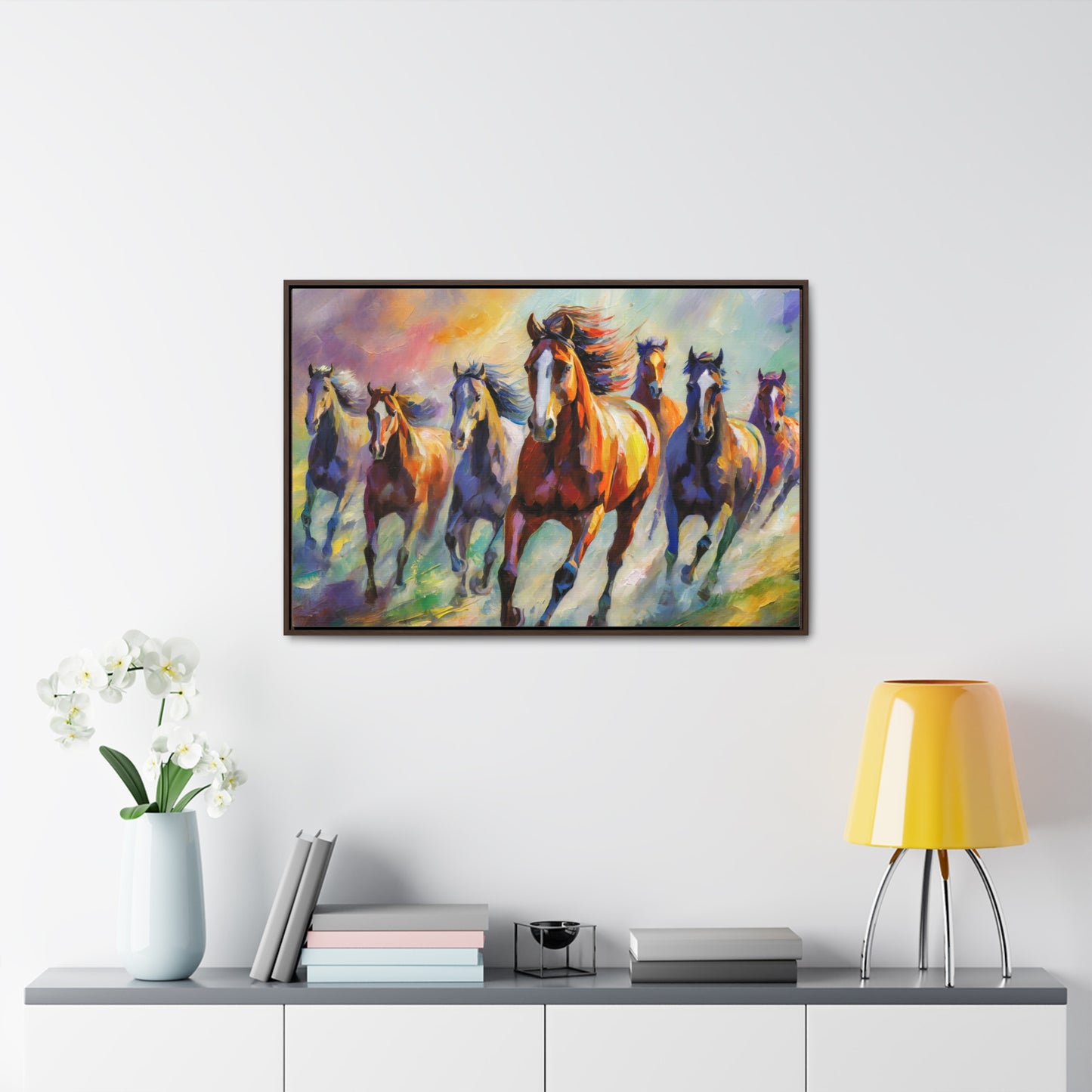 Seven Horses, Painting, Wall Art