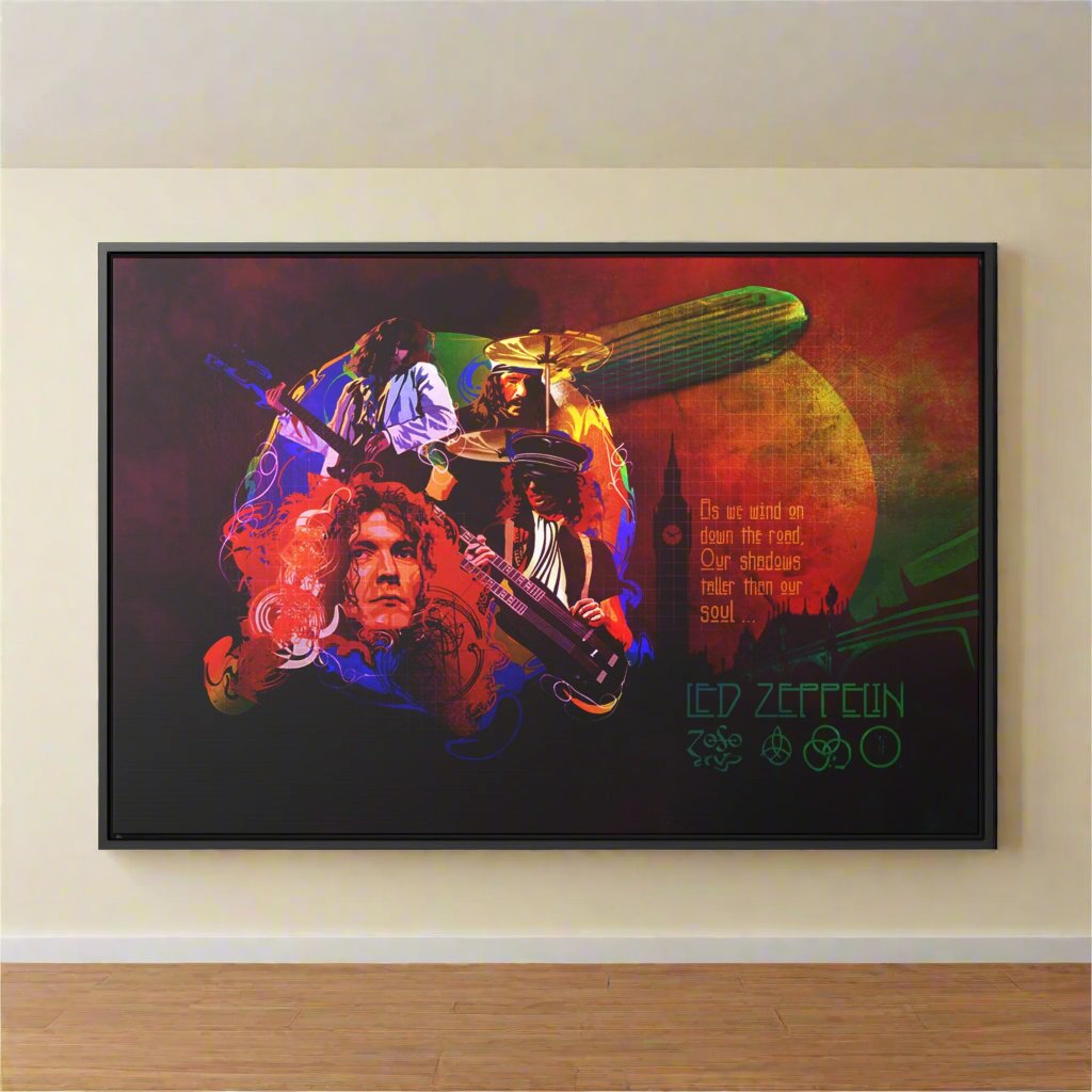 Led Zeppelin Band, Music Wall Art