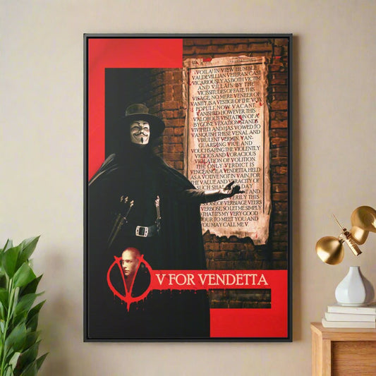 V for Vendetta, Movie Wall Art