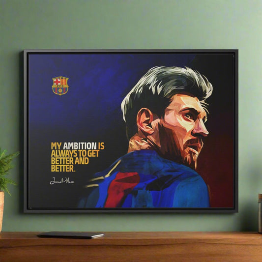 Messi Football, Sports Wall Art