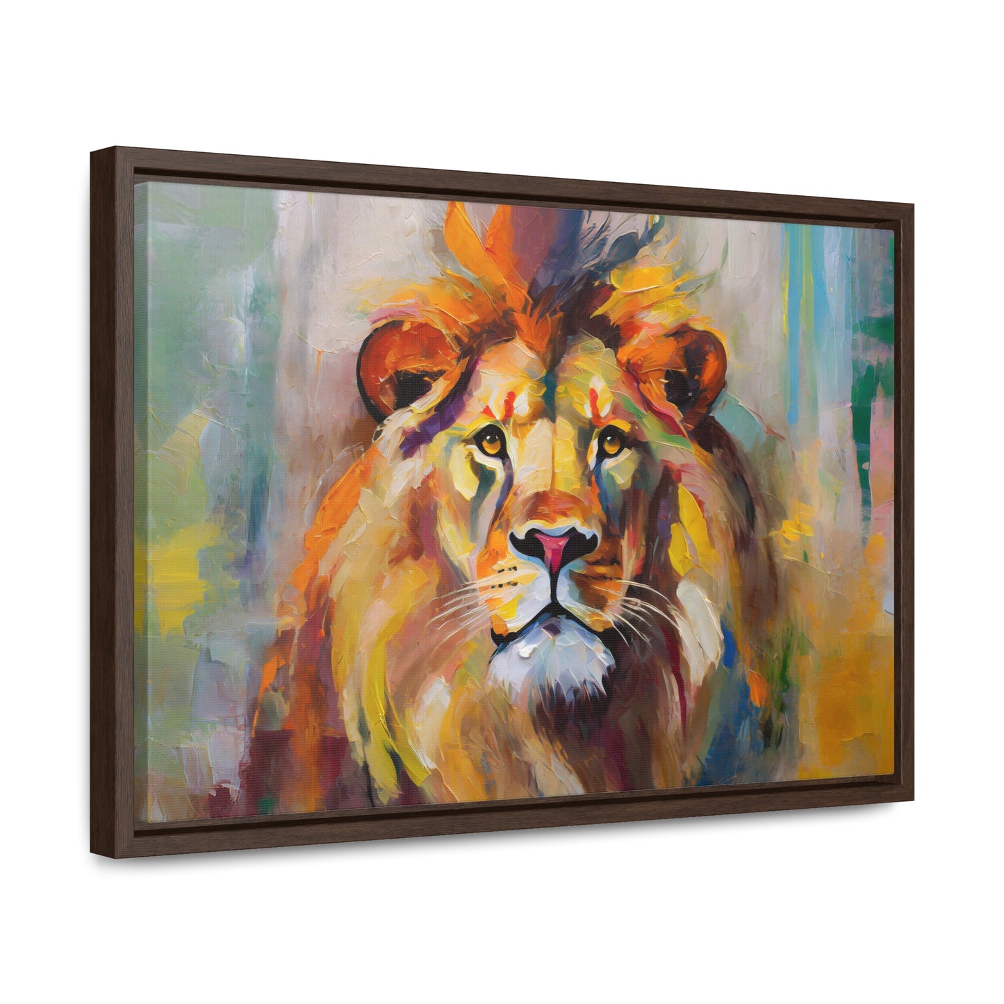 Lion, Digital Oil Painting, Wall Art