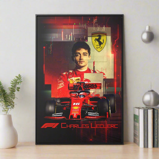 Charles Leclerc Ferrari F1, Sports Wall Art