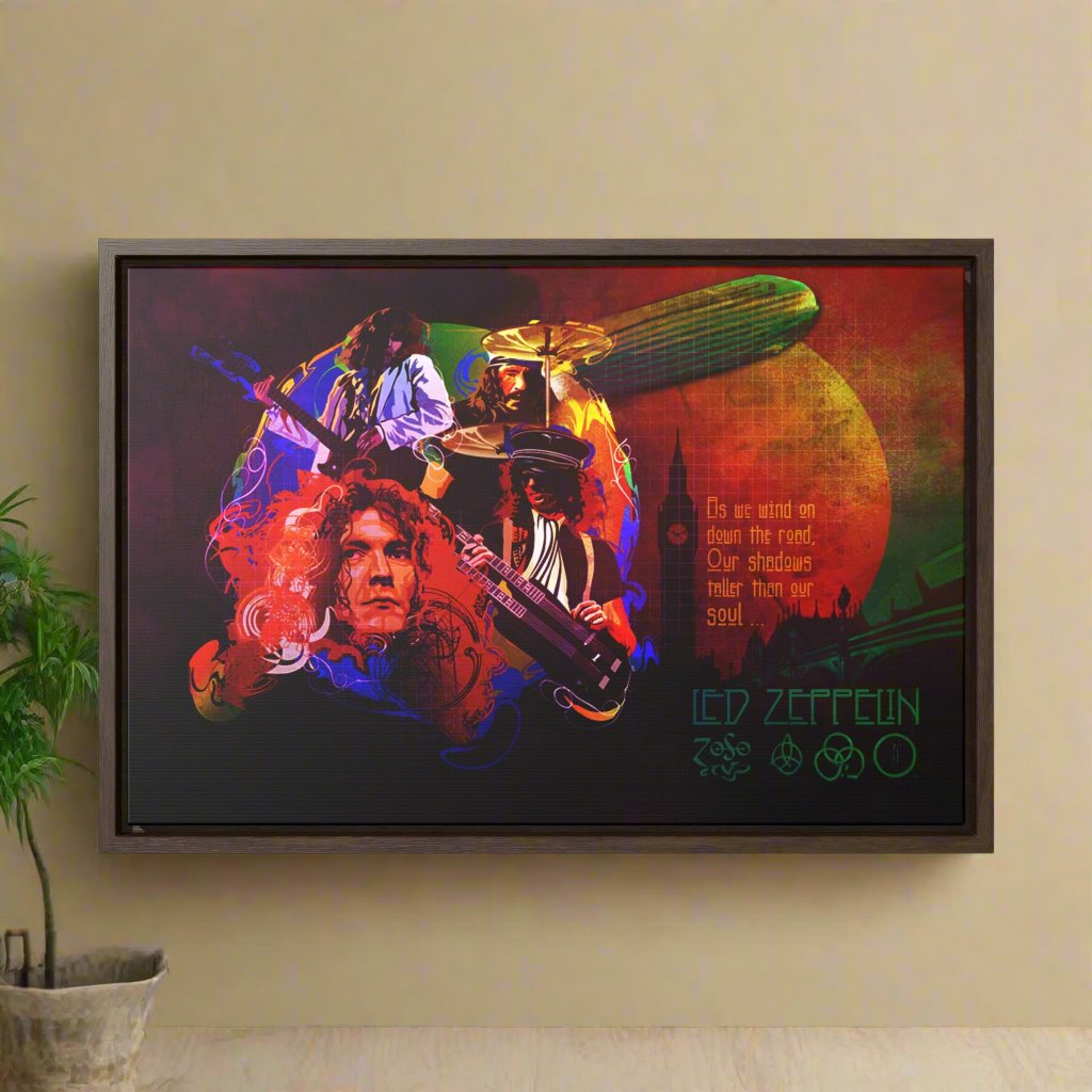 Led Zeppelin Band, Music Wall Art