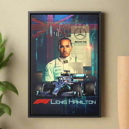 Lewis Hamilton Mercedes F1, Sports Wall Art