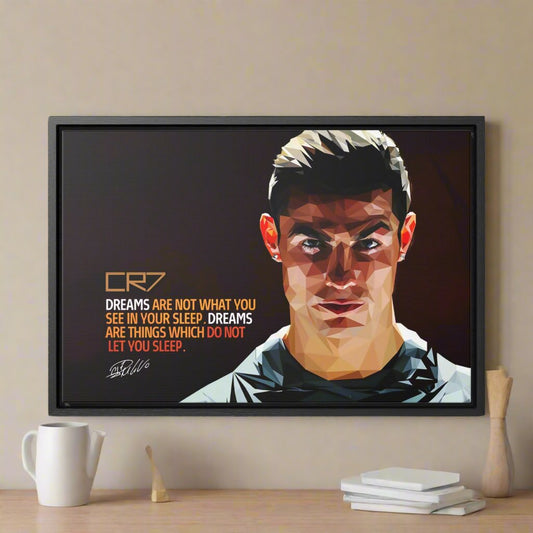 Christiano Ronaldo Football, Sports Wall Art