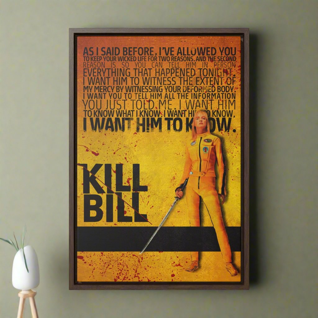 Kill Bill, Movie Wall Art