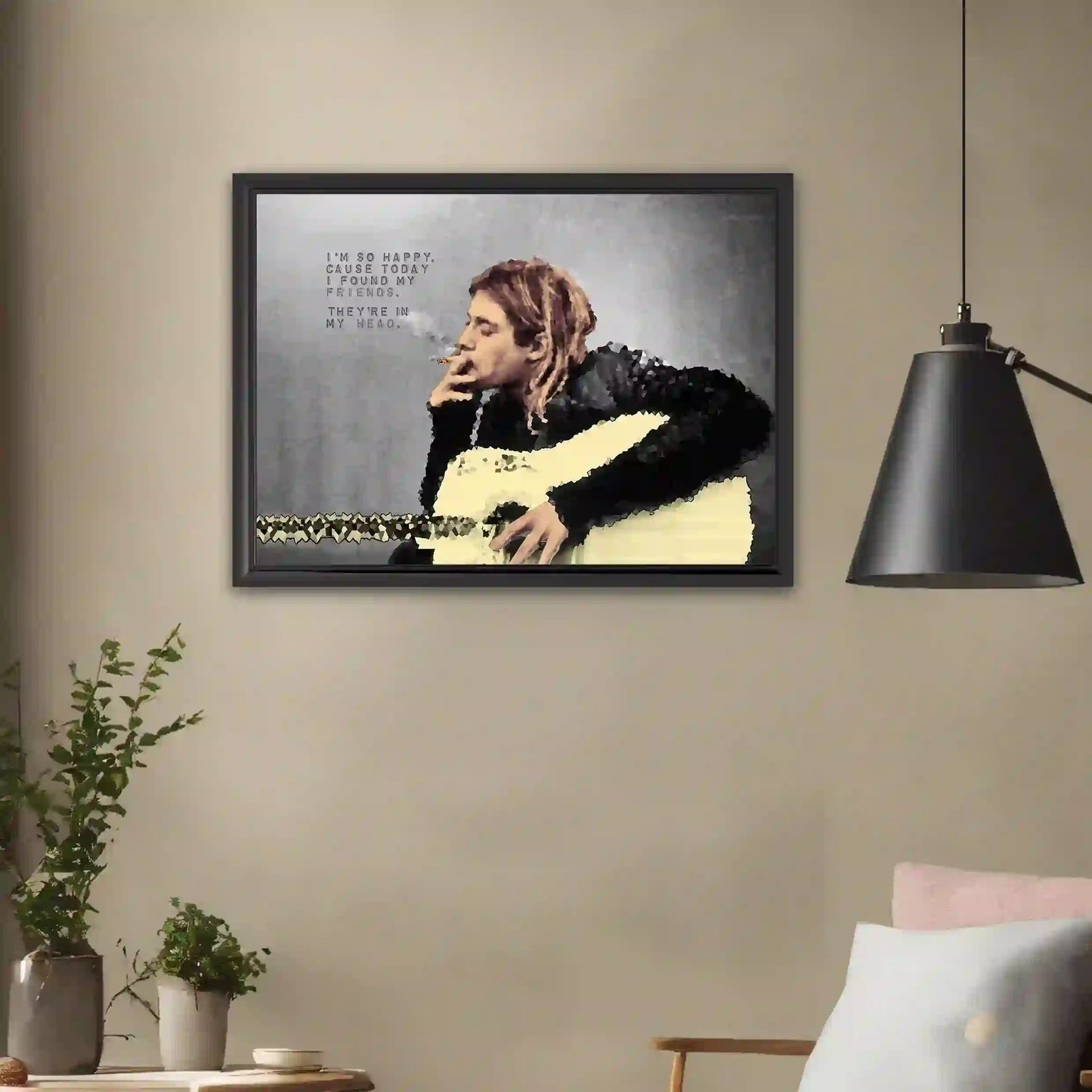 Kurt Cobain Nirvana, Band Wall Art