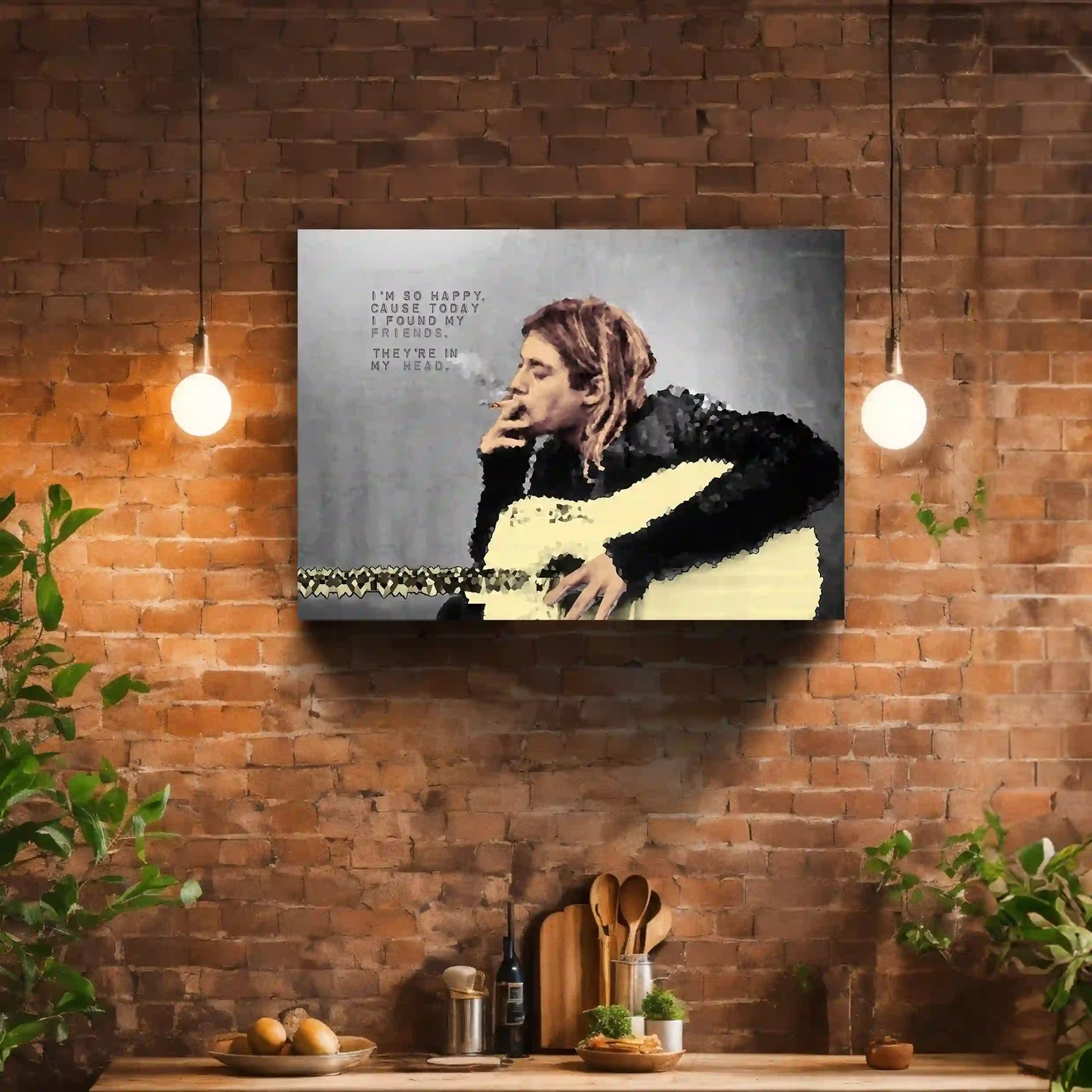 Kurt Cobain Nirvana, Band Wall Art