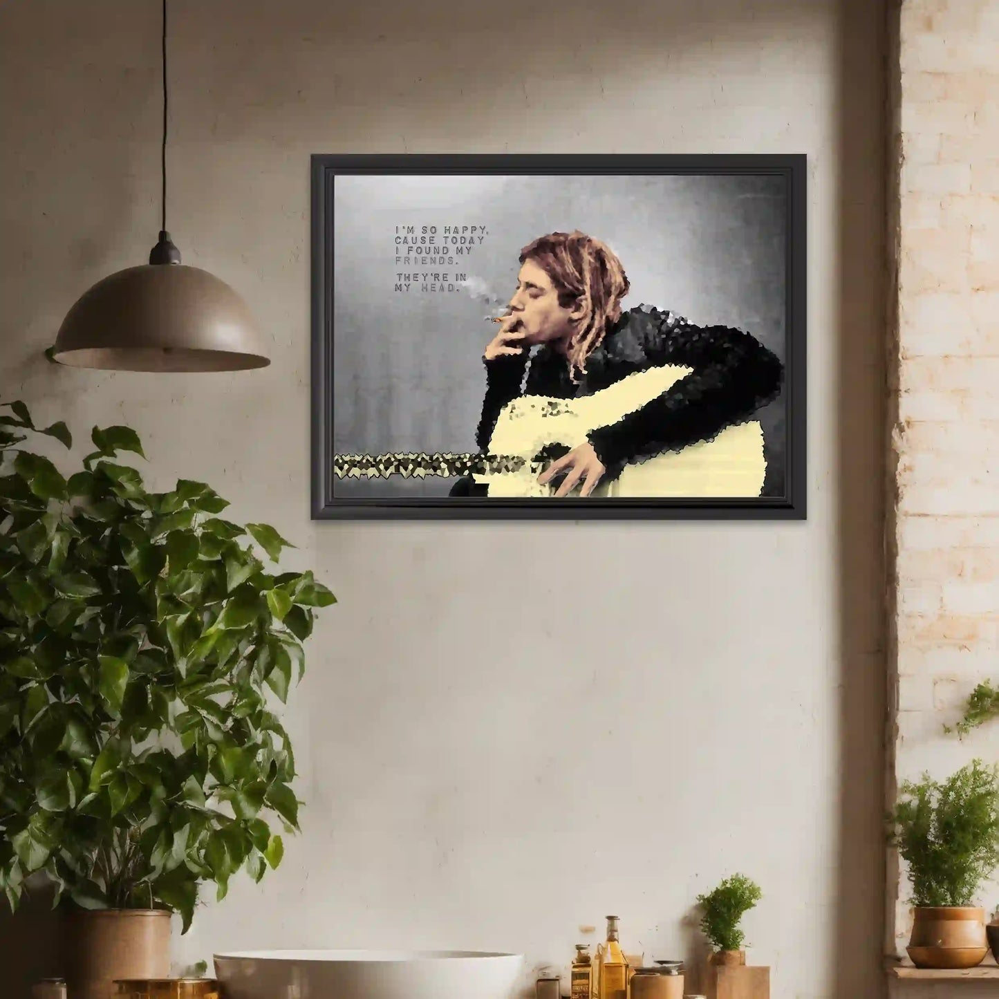 Kurt Cobain Nirvana, Band Wall Art