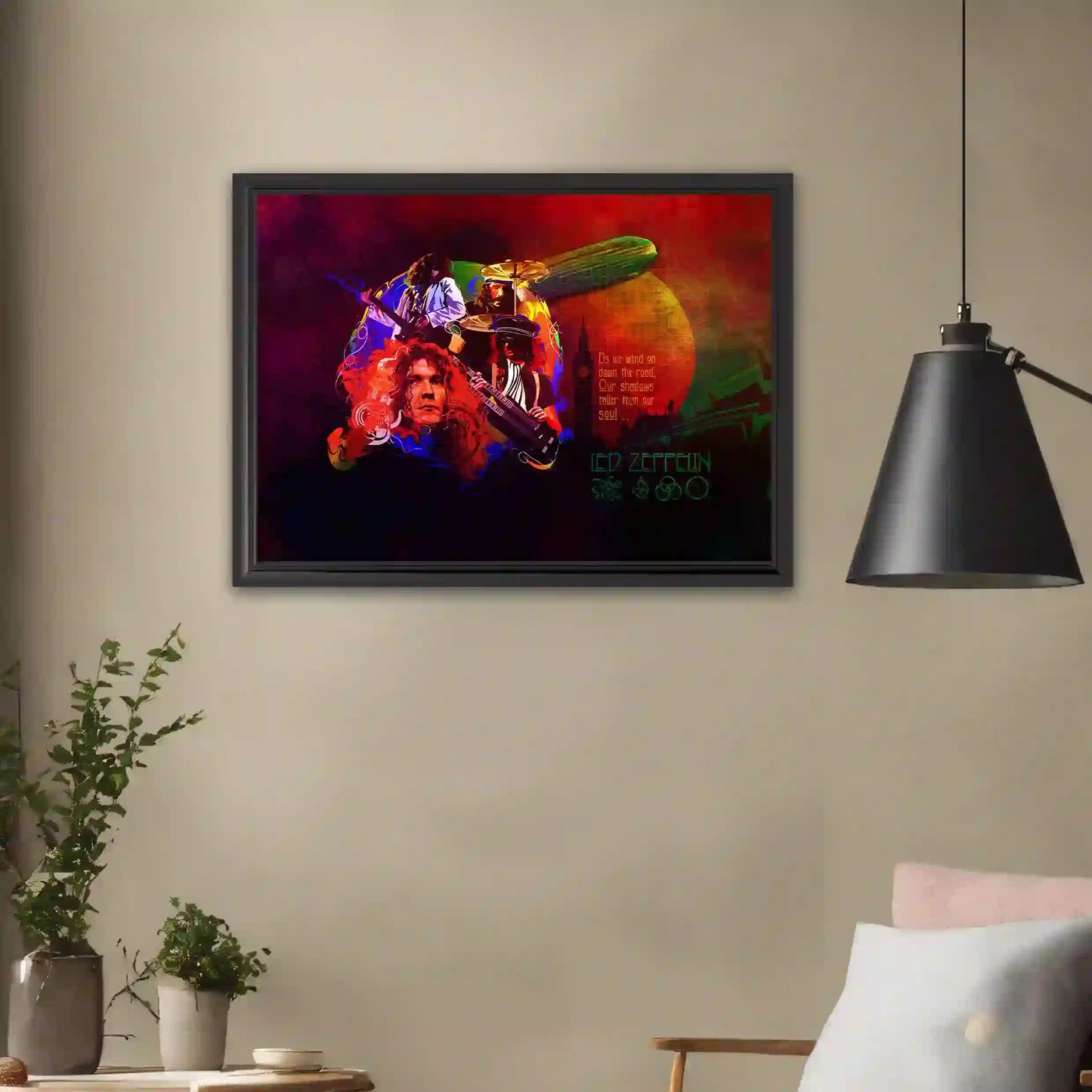 Led Zeppelin Band, Music Wall Art